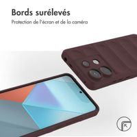 imoshion Coque arrière EasyGrip Xiaomi Poco X6 Pro - Aubergine