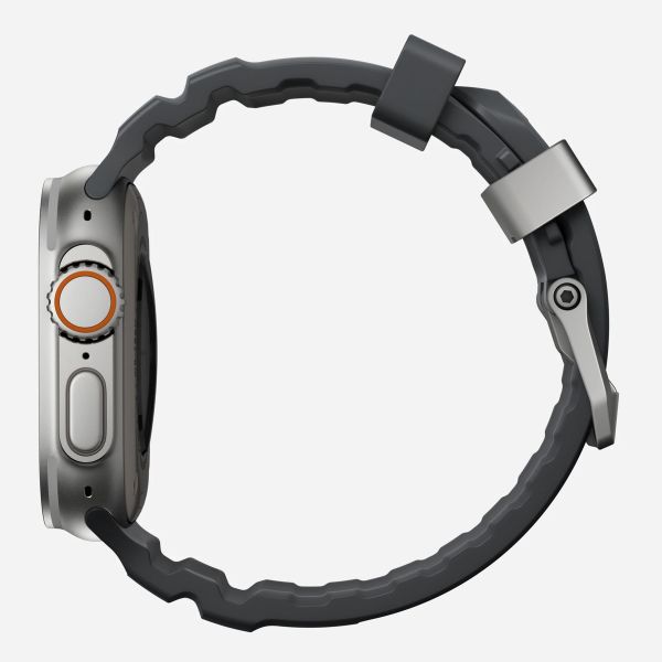 Nomad Bracelet Rocky Point Apple Watch Series 1 t/m 11 / SE / Ultra (44/45/46/49 mm) - Storm / Titanium