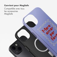 Selencia Coque arrière Vivid avec MagSafe Apple iPhone 13 - More Amor