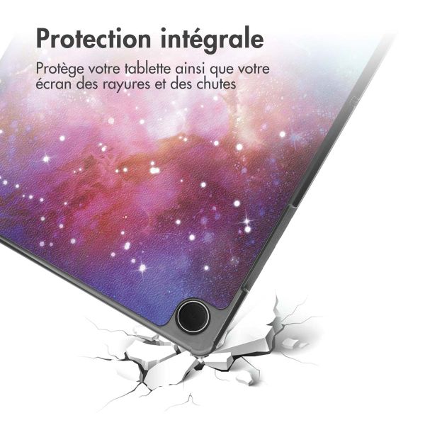 imoshion Coque tablette Design Trifold Samsung Galaxy Tab A11 Plus / A9 Plus - Space
