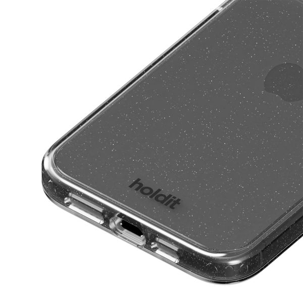 Holdit Coque Pailletée iPhone 15 Pro - Black