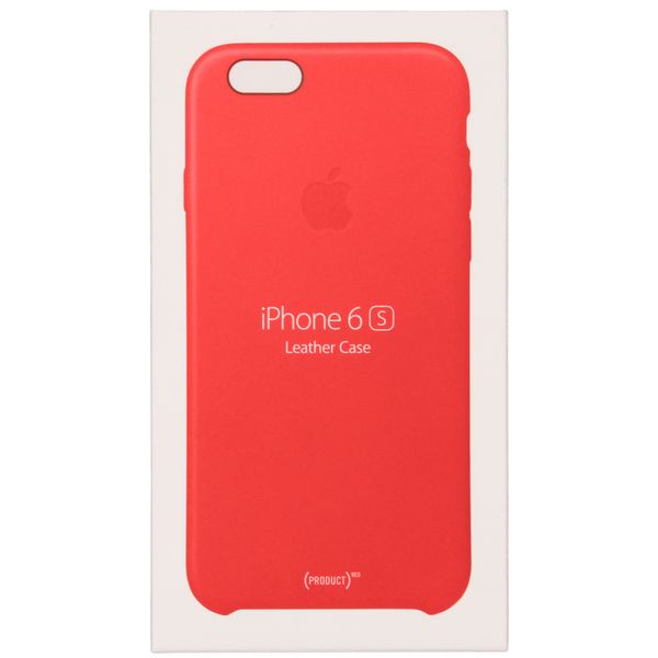 Apple Coque Leather Apple iPhone 6 / 6s - Red