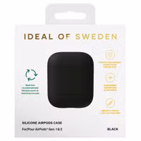 iDeal of Sweden Coque Silicone Apple Airpods 1 / 2 - Noir