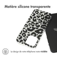 imoshion Coque Design iPhone 15 Pro Max - Leopard / Noir