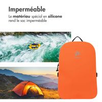 imoshion Sac à dos Hermétique et Étanche - Petit - Orange abricot