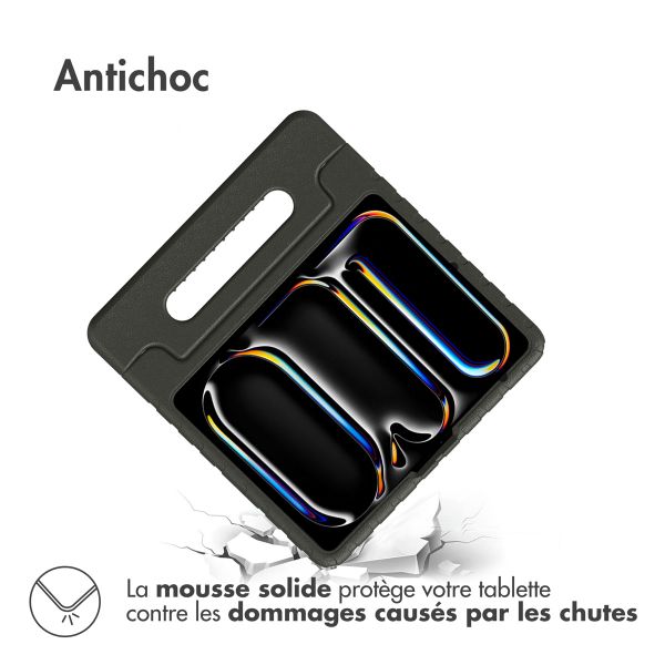 imoshion Coque kidsproof avec poignée iPad Pro 11 (2024) M4 - Noir