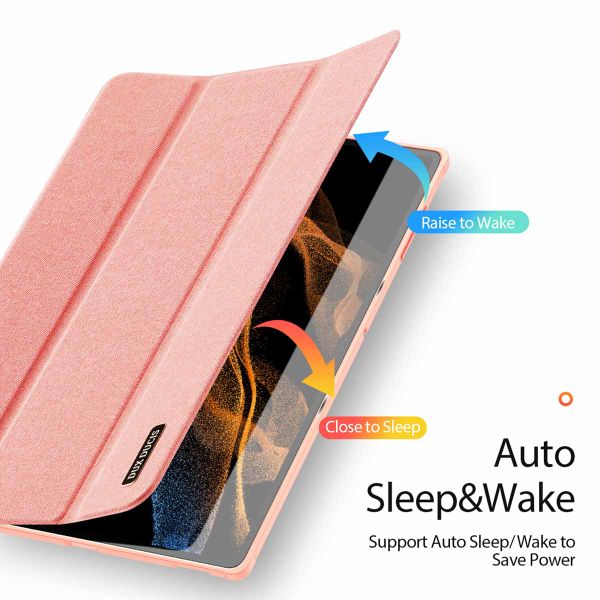 Dux Ducis Coque tablette Domo Samsung Galaxy Tab S8 Ultra - Rose