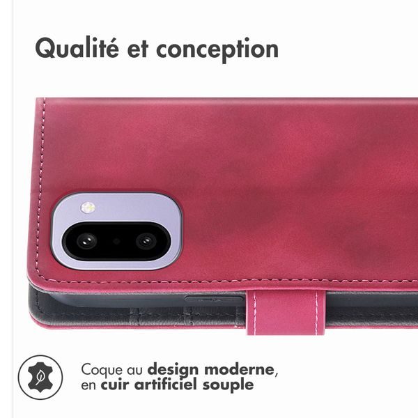 imoshion Etui de télephone portefeuille avec cordon OnePlus 15R - Rouge