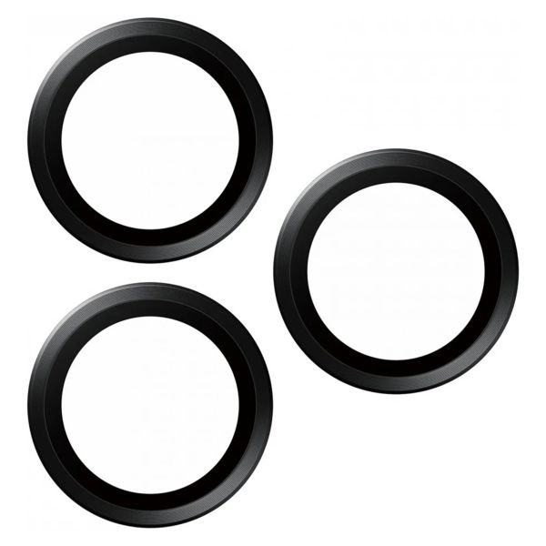 PanzerGlass Protection Caméra Hoops Optic Rings Apple iPhone 15 Pro / 15 Pro Max - Black Titanium