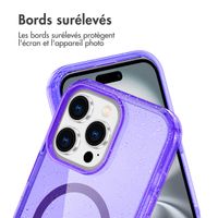 imoshion Coque Sparkle avec MagSafe iPhone 16 Pro Max - Violet