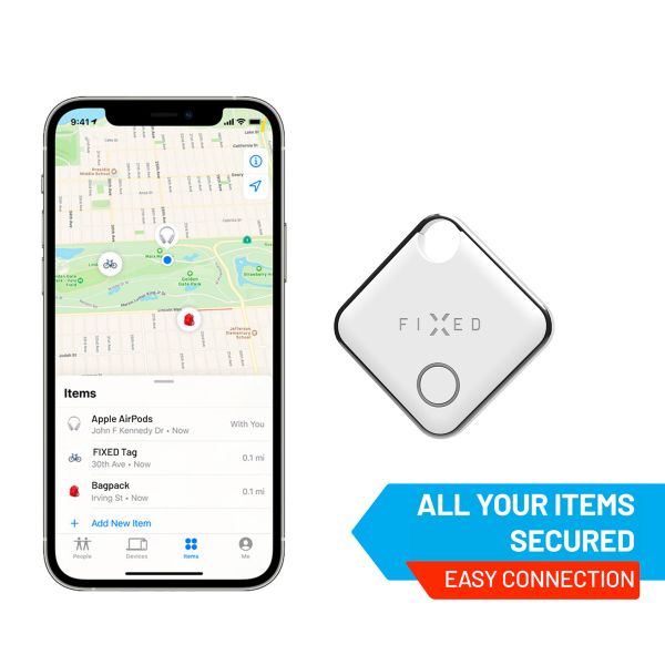 Fixed Tag - Tracker Bluetooth pour iOS - Blanc