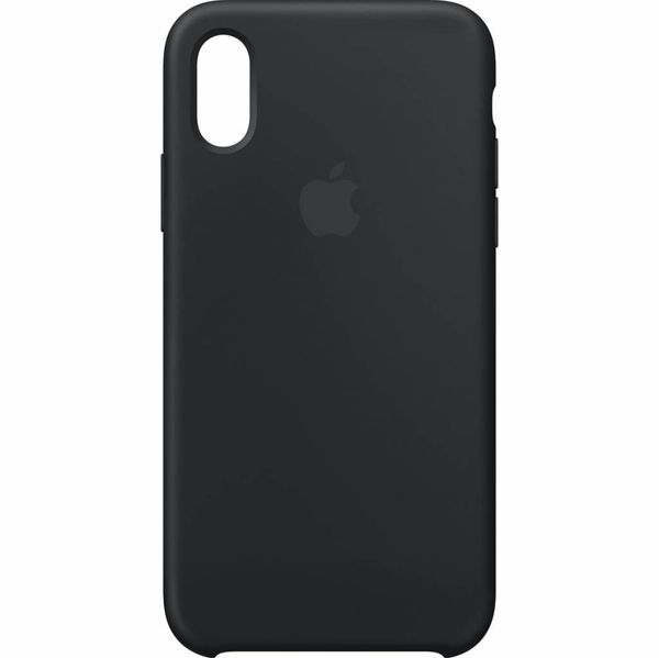 Apple Coque en silicone Apple iPhone Xs / X - Noir