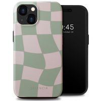 Selencia Coque arrière Vivid Tough iPhone 15  - Groovy Sage Green