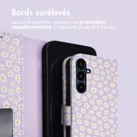 imoshion Étui de télephone portefeuille Design Samsung Galaxy A55 - White Daisy