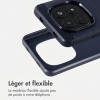 imoshion Coque Brushed Xiaomi Redmi Note 15 Pro (4G) - Bleu foncé