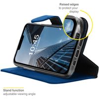 Accezz Étui de téléphone portefeuille Wallet Apple iPhone 13 Pro - Bleu foncé