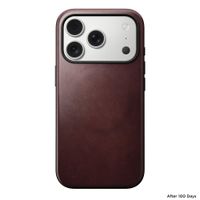 Nomad Coque Modern Horween Leather Apple iPhone 17 Pro - Burgundy