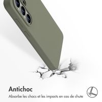 Accezz Coque Liquid Silicone avec MagSafe Samsung Galaxy S26 Ultra - Cooper Green
