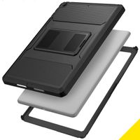 Accezz Coque Rugged Back Apple iPad 6 (2018) 9.7 pouces / iPad 5 (2017) 9.7 pouces - Noir