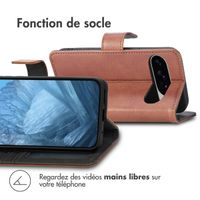imoshion Étui de télephone portefeuille Google Pixel 10 Pro XL - Marron