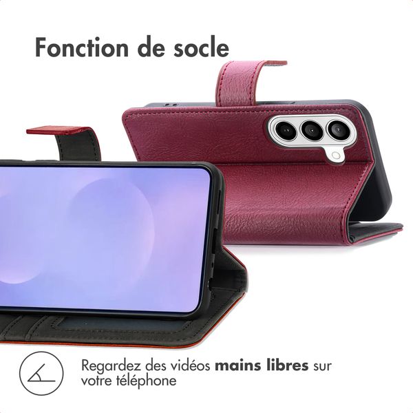 imoshion Étui de télephone portefeuille Samsung Galaxy S26 Plus - Bordeaux