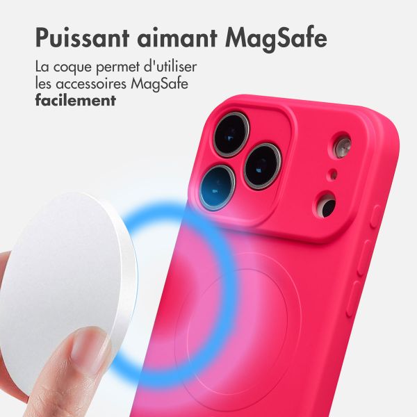 imoshion Coque Couleur avec MagSafe Apple iPhone 17 Pro Max - Neon Pink
