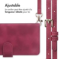 imoshion Etui de télephone portefeuille avec cordon Samsung Galaxy A54 (5G) - Rouge