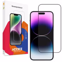 Accezz Protection d'écran en verre trempé Full Cover Apple iPhone 15 Pro Max