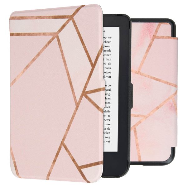 imoshion ﻿Design Slim Hard Sleepcover Kobo Clara 2E / Tolino Shine 4 - Pink Graphic