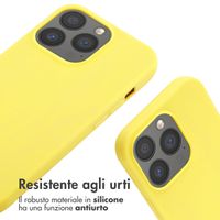 imoshion Coque en silicone avec cordon Apple iPhone 13 Pro - Jaune