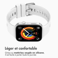 imoshion Bracelet en silicone pour Huawei Watch Fit 3 - Blanc