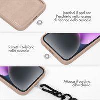 imoshion ﻿Cordon de téléphone universel taille unique - 10 mm d'épaisseur - Beige