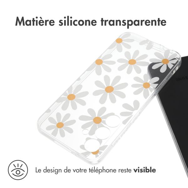 imoshion Coque Design Samsung Galaxy S24 - Daisy flower