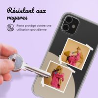 Coque personnalisée avec pellicule N°2 iPhone 11 - Transparent