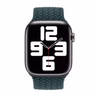 Apple Bracelet Solo tressé Apple Watch | 44/45/46/49 mm - Taille 7 - Rainforest