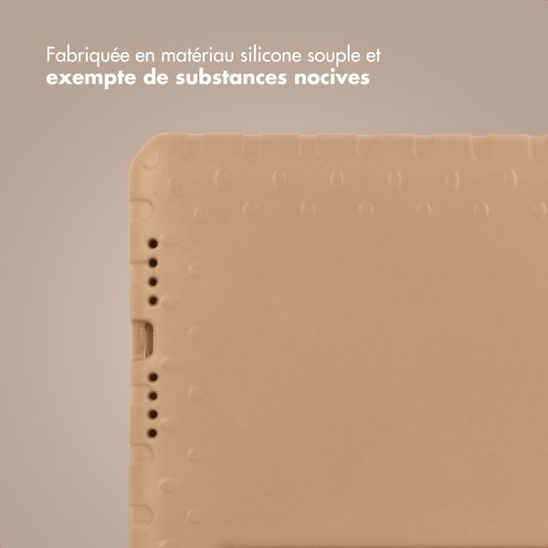 imoshion Coque kidsproof avec poignée Apple iPad 9 (2021) 10.2 pouces / iPad 8 (2020) 10.2 pouces / iPad 7 (2019) 10.2 pouces - Marron