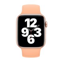 Apple Bracelet Boucle unique en Silicone Apple Watch | 38/40/41/42 mm - Taille 8 - Cantaloupe