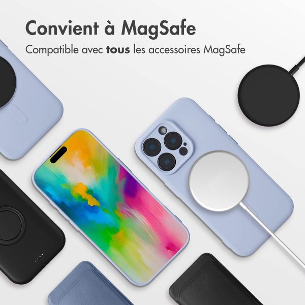 imoshion Coque Couleur avec MagSafe iPhone 16 Pro - Lilas