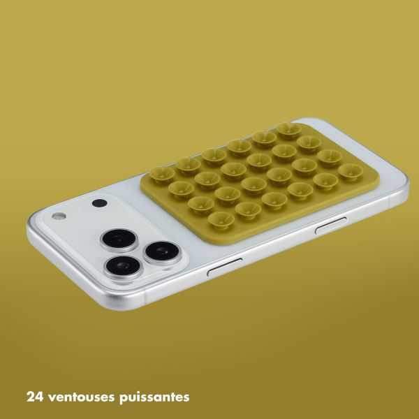 Selencia Support de téléphone à ventouses MagSafe - Olive Dust