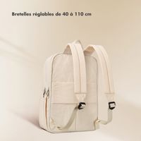 Selencia Sac à dos ordinateur portables Vaya Puffy 16 pouces - Soft Ivory