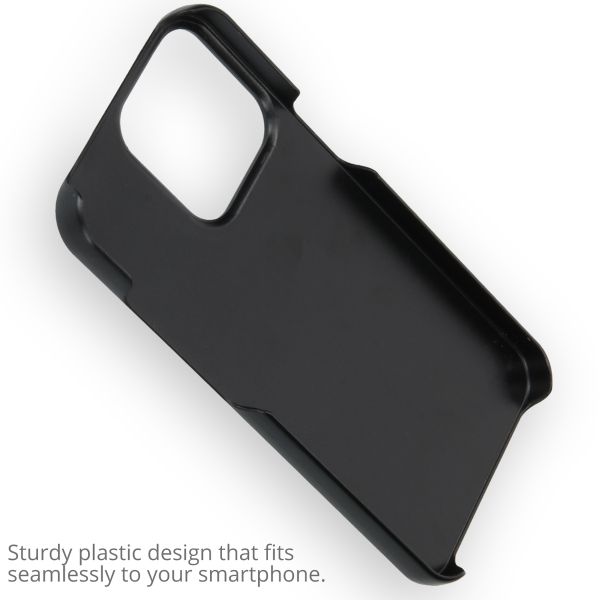 Concevez votre propre housse en coque rigide Apple iPhone 13 Pro - Noir