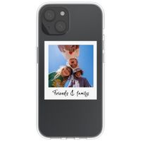 Coque personnalisée avec polaroid iPhone 15 - Transparent