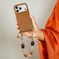 Selencia Cordon de téléphone Satin Stone - Brown