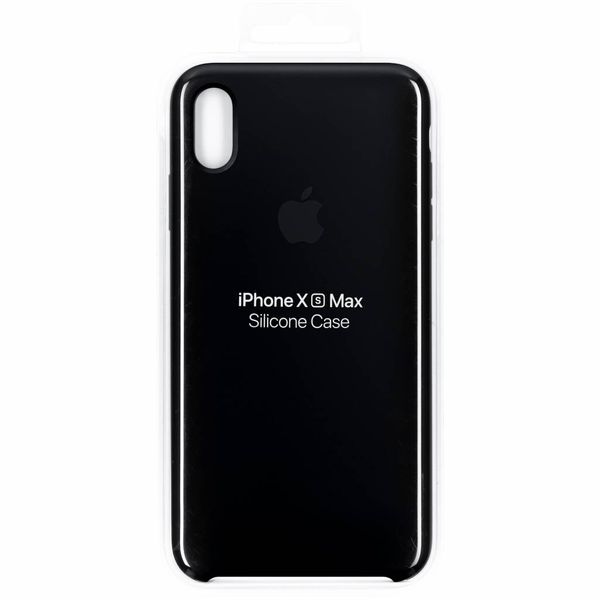 Apple Coque en silicone Apple iPhone Xs Max - Noir