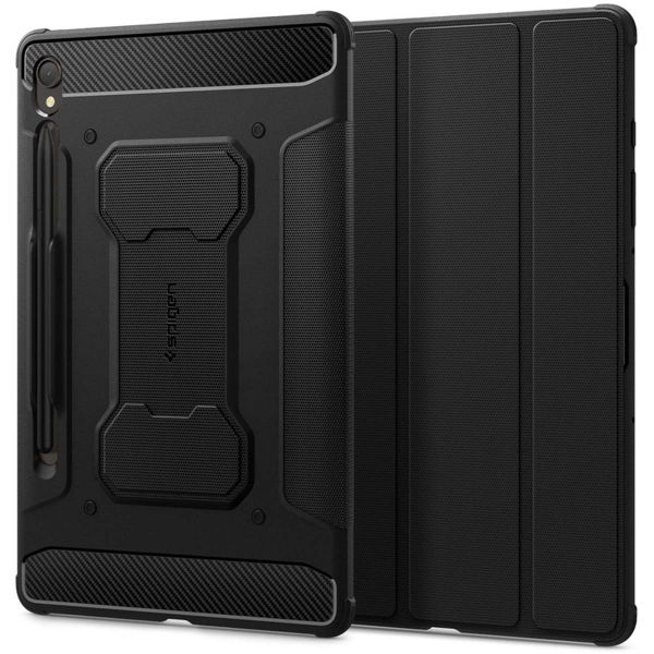 Spigen Coque tablette Rugged Armor Pro Samsung Galaxy Tab S9 11.0 pouces - Noir