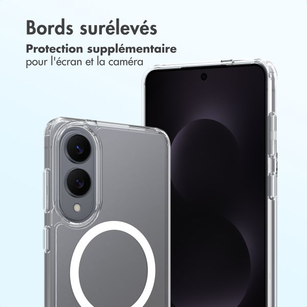 Accezz Coque arrière Xtreme Impact avec MagSafe Samsung Galaxy S25 Edge - Transparent