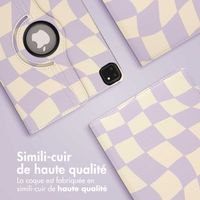 imoshion Coque tablette Design rotatif à 360° Apple iPad Pro 11 (2022 / 2021 / 2020 / 2018) - Dancing Cubes