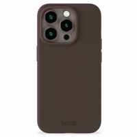 Holdit Coque Silicone Apple iPhone 15 Pro - Chocolate