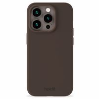 Holdit Coque Silicone iPhone 15 Pro - Chocolate