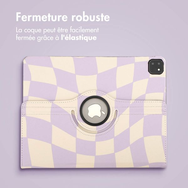 imoshion Coque tablette Design rotatif à 360° Apple iPad Air 13 pouces (2025) M3 / (2024) M2 - Dancing Cubes